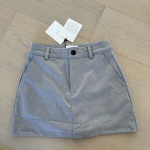 Dissh Dylan grey mini skort NWT